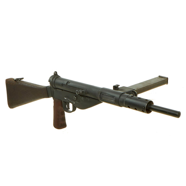 Original British WWII Sten Mk II/V Display Submachine Gun with