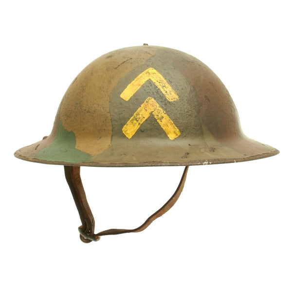 Original U.S. WWI M1917 Refurbished Helmet of the 1st Infantry 