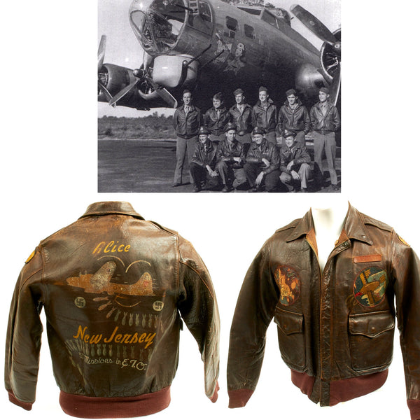 Original U.S. WWII B-17 Mary Lou 91st Bomb Group Named 35 Mission 