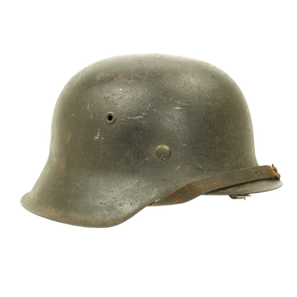 Original German WWII Army Heer M42 Single Decal Helmet - NS64