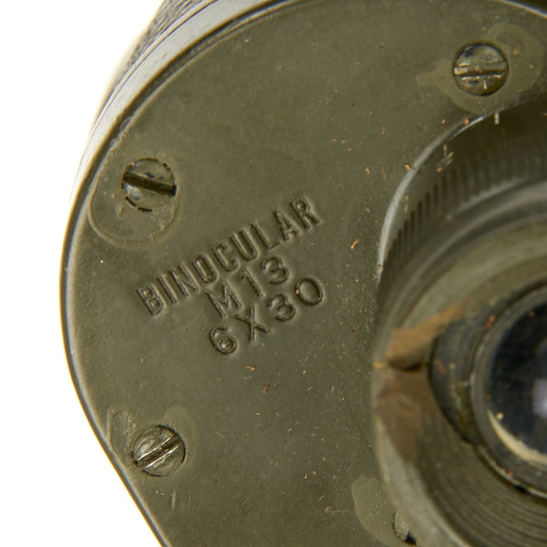 Original U.S. WWII M13 1943 Nash Kelvinator Binoculars 6x30 with