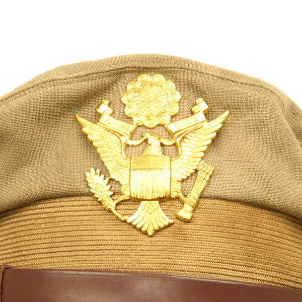 Original U.S. WWII USAAF Officer Khaki Crush Cap By Society Brand