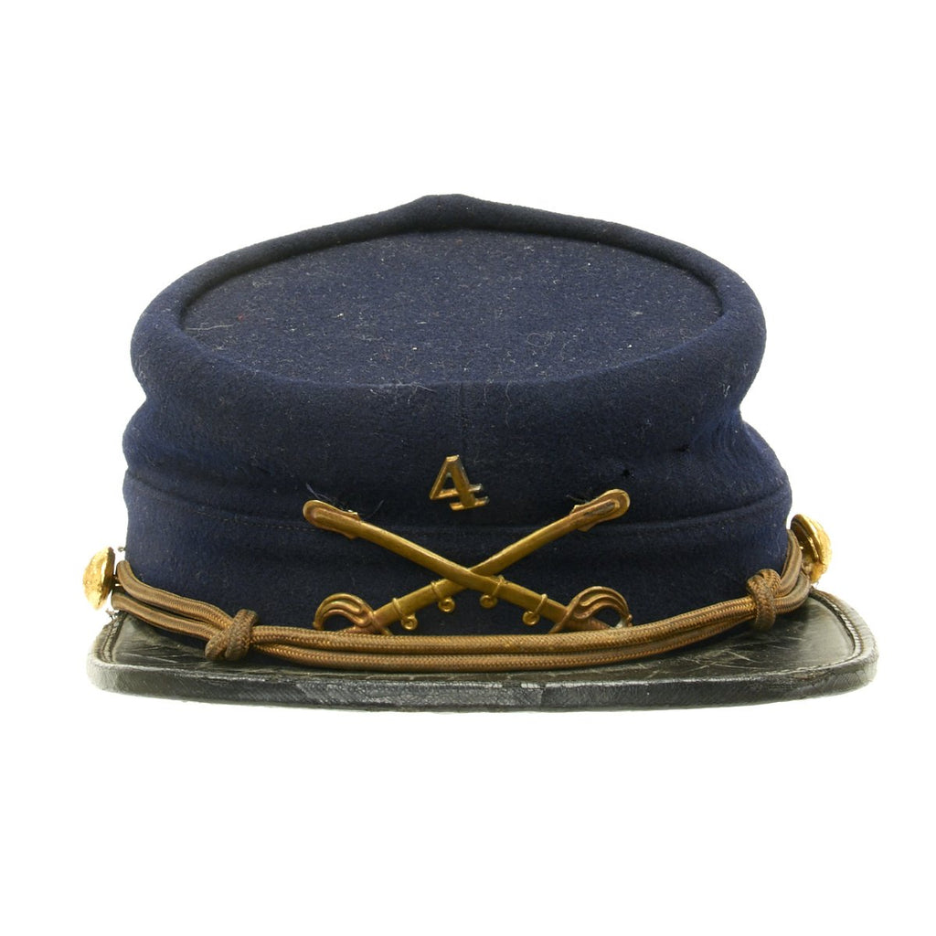 Original U.S. Army Indian Wars 4th Cavalry Chasseur Pattern Kepi Original Items