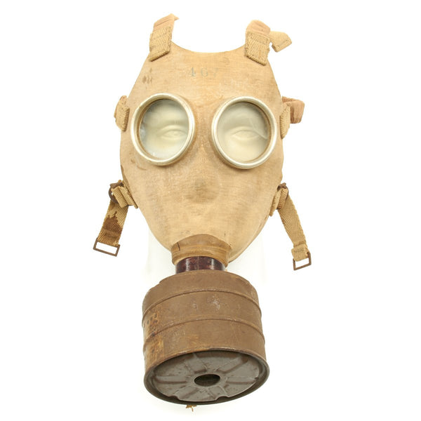 1910s WW1 ガスマスクバック ハンドペイント レアカラー ヴィンテージ 1910s WW1 ガスマスクバック ハンドペイント レアカラー