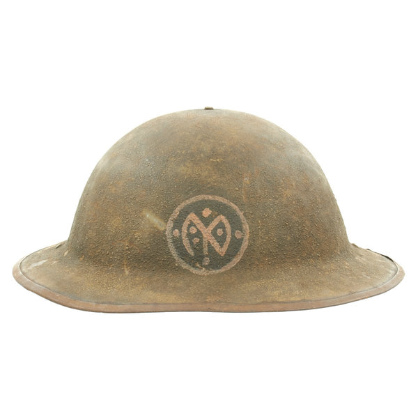 Original U.S. WWI M1917 Helmet of the 3rd Infantry Division with