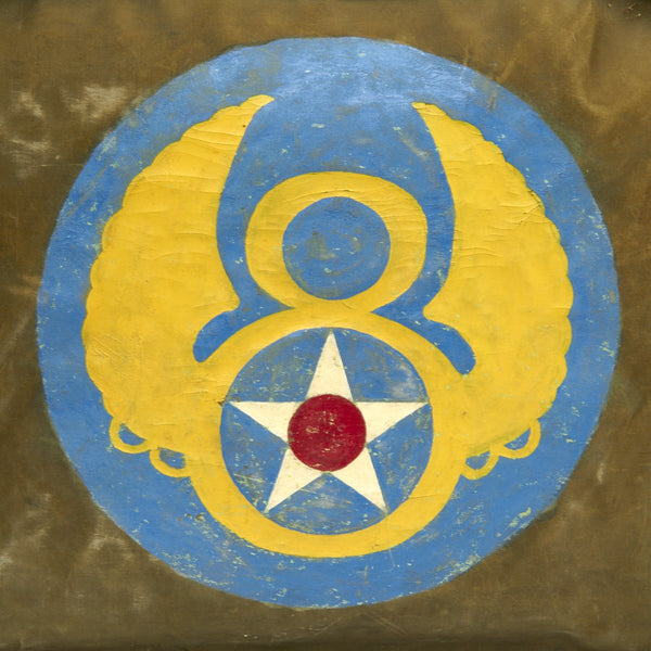 Original U.S. WWII 8th Air Force Hand Painted B-4 Flight Bag