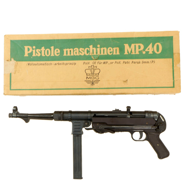 German WWII Replica MP-40 Cap Plug-Firing Submachine Gun by MGC