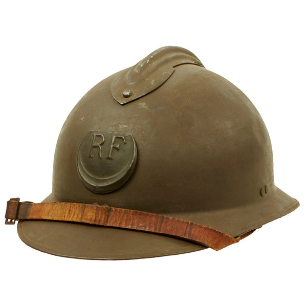 Original French WWII North African Zouave M26 Adrian Helmet