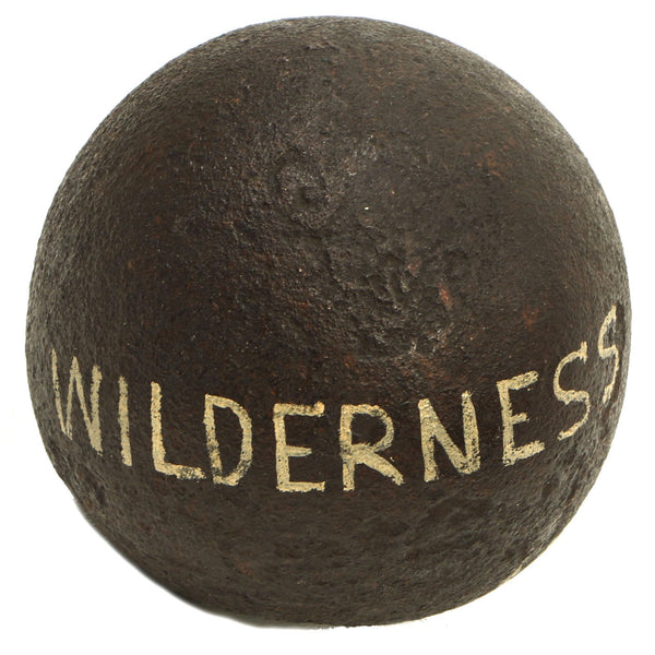 Original U.S. American Civil War 8lb Cannon Ball - Civl War Museum