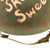 Original U.S. WWII 303rd Bomb Group B-17 Ain't She Sweet Crew Painted M3 Steel FLAK Helmet Original Items