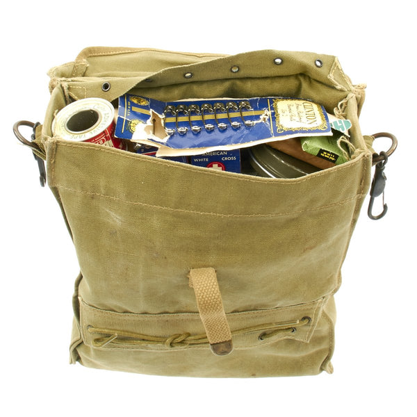 Original U.S. WWII NCO First Aid Medical Kit - Dual Pouch