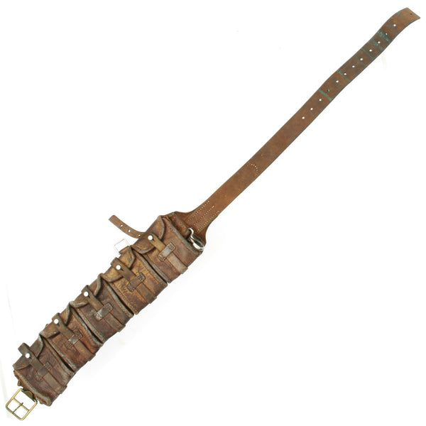 Bandoulière De Munitions Suédoise M10 Vintage - WW1 - Collection Militaria