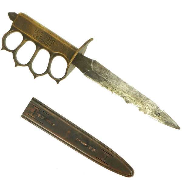 Original U.S. WWI Model 1918 Mark I Trench Knife by L. F. & C