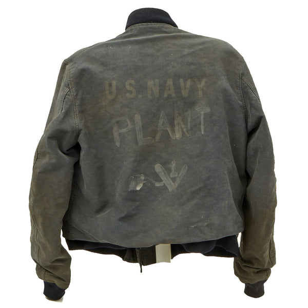 Original Navy WWII 2nd Pattern Hook Front Blue Deck Jacket