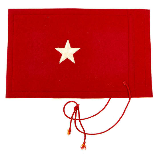 Original U.S. 20th / 21st Century US Army Issued Wool Felt Brigadier General Distinguishing Hoist Flag - 9 ½” x 6” Original Items