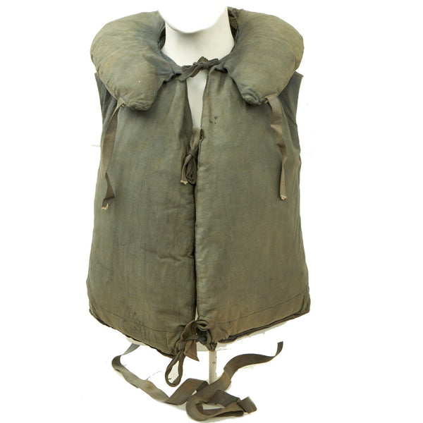 Original Rare WWII U.S. Navy Kapok-Style Landing Craft Driver Life