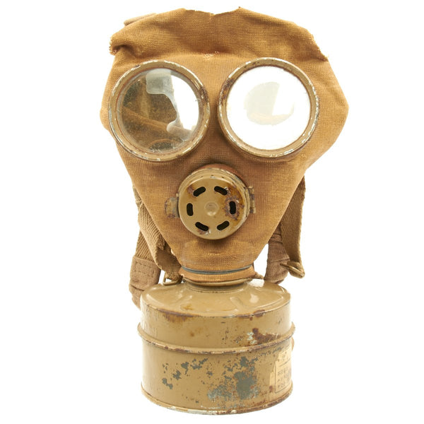 Original Japanese WWII Civil Defense Gas Mask with Bag