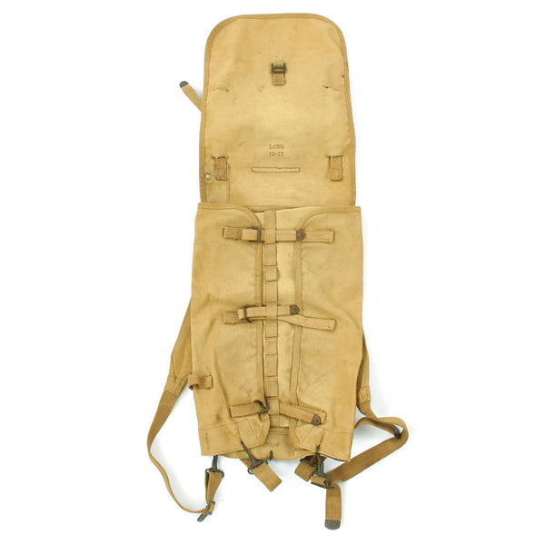 Original U.S. WWI Field Gear Set: M1910 Haversack, M1912 Leather
