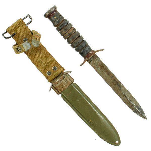 Original U.S. WWII M3 Fighting Knife by IMPERIAL with M8 Scabbard