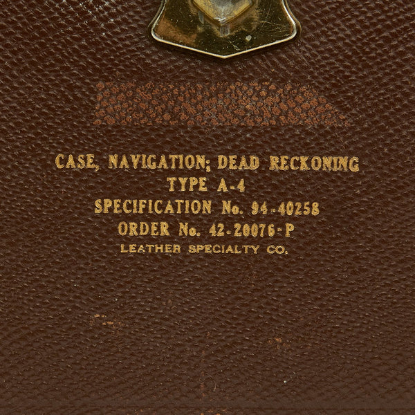 Original U.S. WWII Type A-4 Navigator's Dead Reckoning Case with