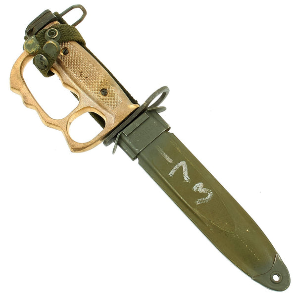 Original U.S. Vietnam War M7 Bayonet with Experimental Brass