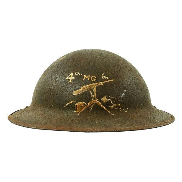 Original WWI U.S. M1917 Doughboy Helmet with Replicated 3rd 