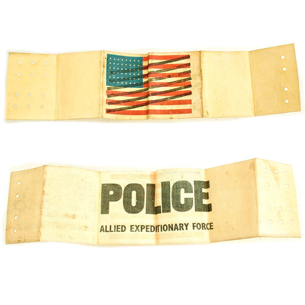 Original U.S. WWII Operation Torch Converted Military Police Armband –  International Military Antiques