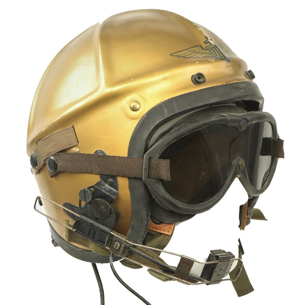 Original U.S. Navy Aviator 1956-1964 Gentex H-4 Flight Helmet with