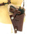 U.S. WWII 1911 .45 cal Pistol M7 Chocolate Brown Leather Shoulder Holster Rig- Embossed U.S. New Made Items