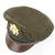 U.S. WWII Officer Visor Crusher Cap in Winter Issue OD Green New Made Items