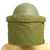 Original British Cloth Visor Cover of the P-1944 Turtle MK IV Steel Riot Helmet Original Items