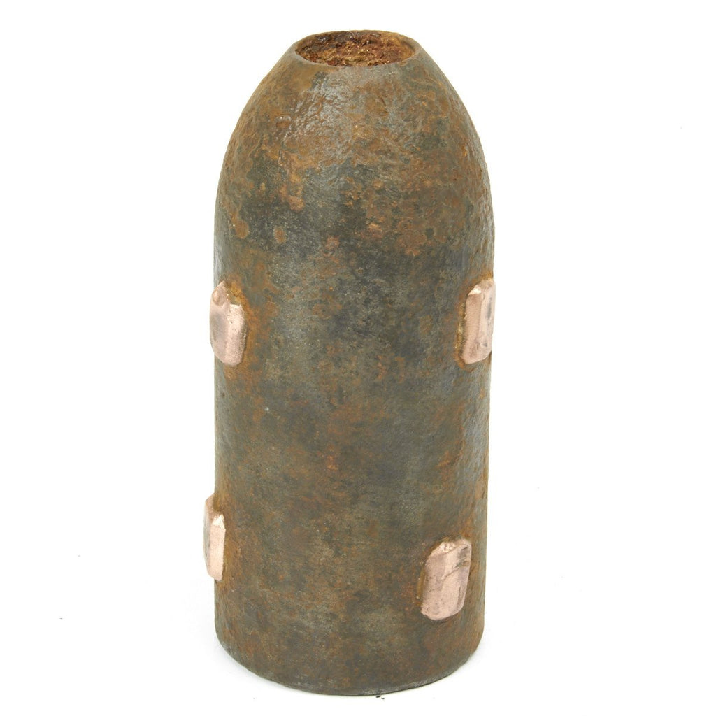 Original British 1863 Armstrong Muzzle Loading Rifled Cannon Canister Shell- 9lb Size Original Items
