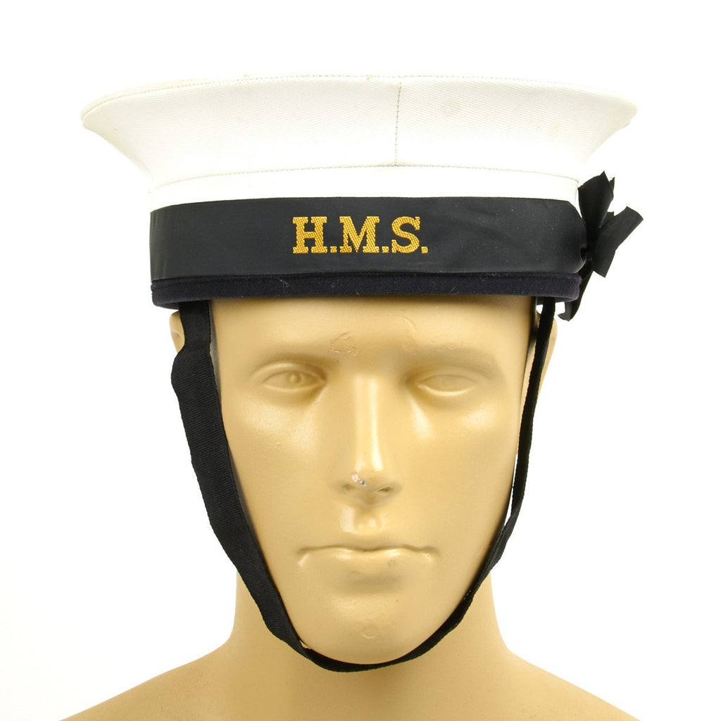 Original British Royal Naval Pork Pie Sailor Hat- H.M.S. Original Items