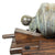 Original 1780 Bronze 6-Pounder Saker Cannon with Oak Naval Carriage Original Items