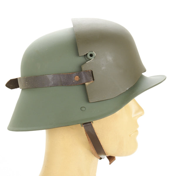 German WWI M16 Helmet Stirnpanzer Steel Sniper Brow Plate