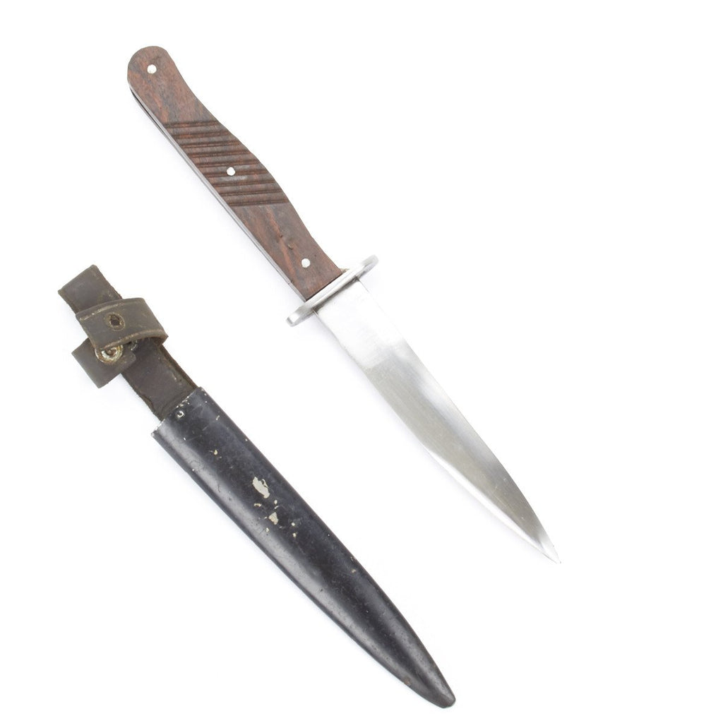 German WWI Trench Knife and Original WWI Scabbard Original Items