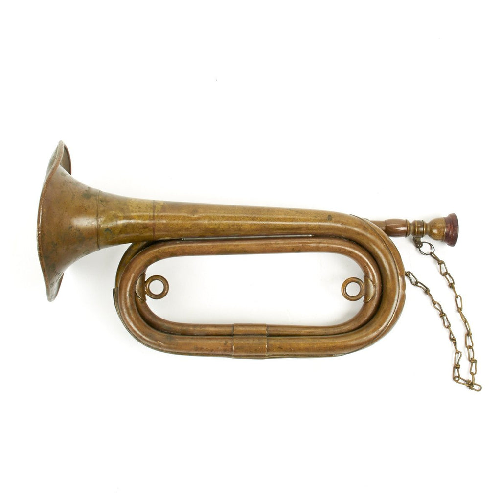 Original WWII Imperial Japanese Military Brass Bugle Original Items