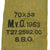 Original U.S. Korea and Vietnam War Sand Bag (Empty) Original Items