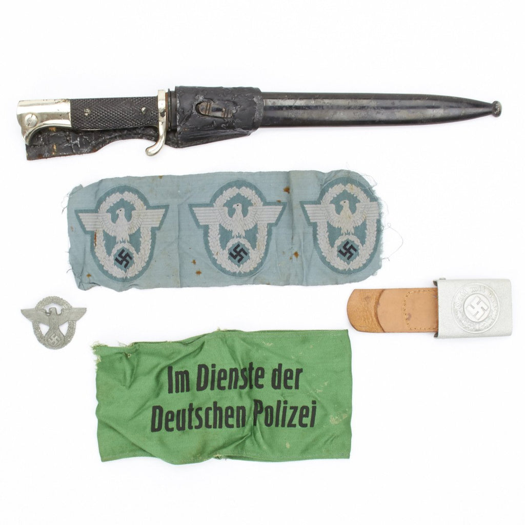 Original German WWII Police Set Original Items