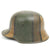 Original Imperial German WWI Refurbished M16 WWI Hand Painted Camouflage Helmet  Stamped Si66 Original Items
