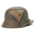 Original Imperial German WWI Refurbished M16 WWI Hand Painted Camouflage Helmet  Stamped Q66 Original Items