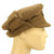 Original British WWI Gor Blimey 1915 Winter Forage Trench Cap - Royal Warwickshire Original Items