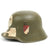 Original German WWI M18 Refurbished Post WWI Freikorps Helmet - Stamped W64 Original Items