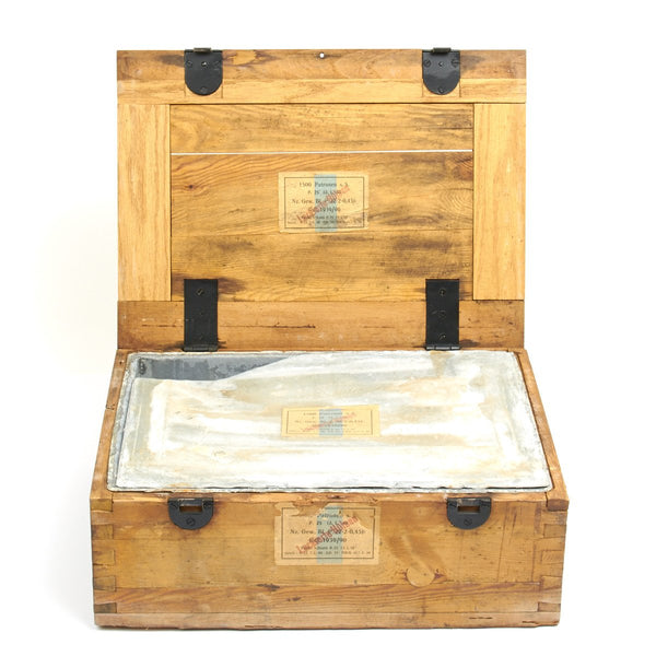 Original German WWII 98k 7.92×57mm Mauser Airtight Cartridge Box