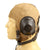Original WWII 1937 German Luftwaffe LKP S101 Summer Pilot Flying Helmet with Throat Microphone and Earphones Original Items