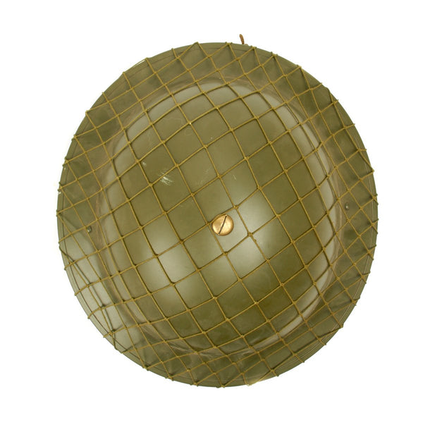 Original Canadian WWII Brodie MkII Steel Helmet with Net - Dated
