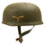 Original German WWII Model 1938 Single Decal Luftwaffe Paratrooper Helmet Original Items