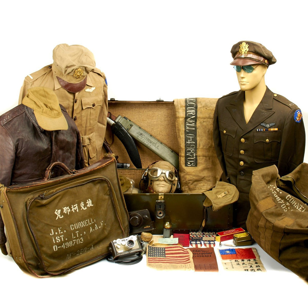 Original U.S. AAF WWII 14th Air Force Rescue Pilot Grouping Original Items