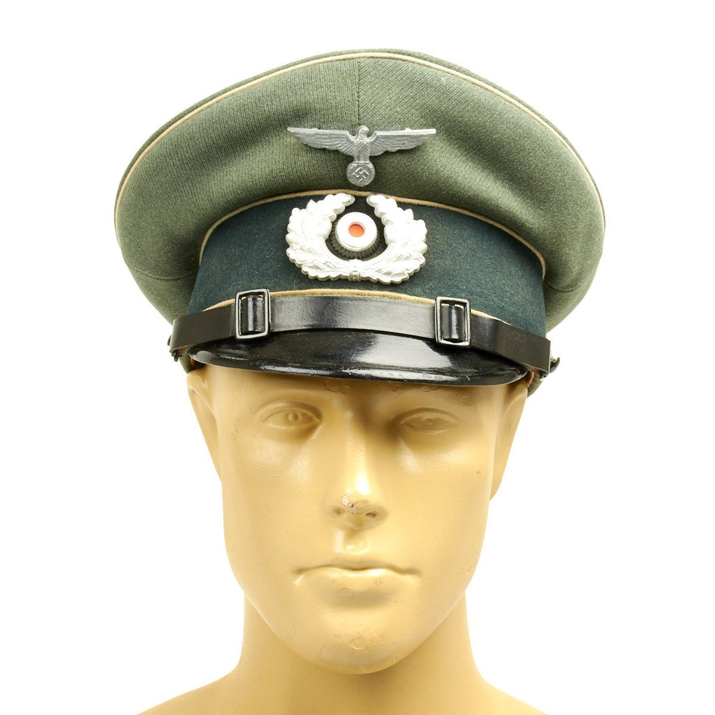 Original German WWII Army Heer NCO/EM Visor Cap Original Items