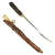 Original Japanese Tanto Short Sword with Tokugawa Marked Scabbard - Ancient Handmade Blade Original Items